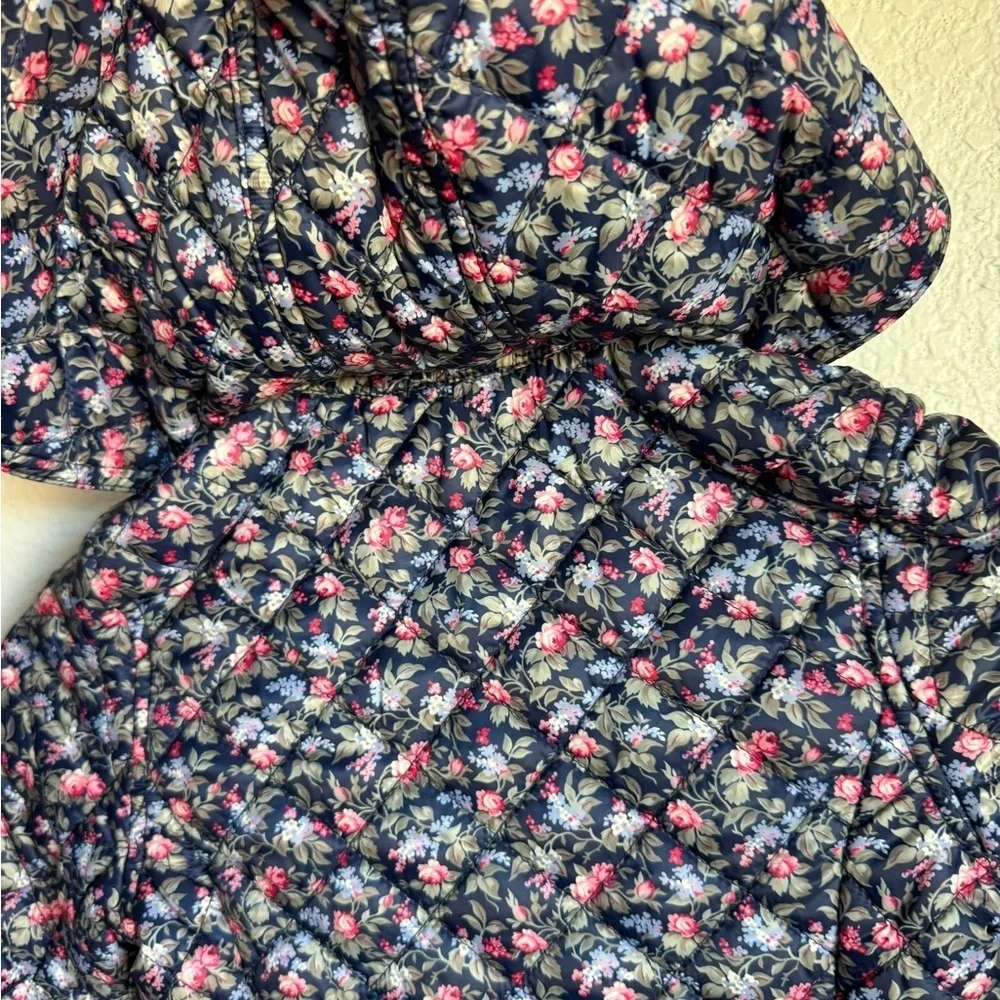 Ralph Lauren Kids Floral Hooded Barn Jacket